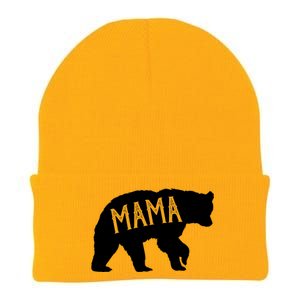 Retro Mama Bear Knit Cap Winter Beanie