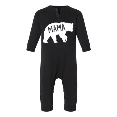 Retro Mama Bear Infant Fleece One Piece