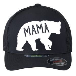 Retro Mama Bear Flexfit Unipanel Trucker Cap