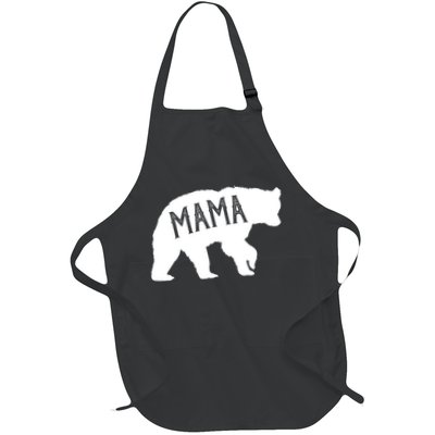 Retro Mama Bear Full-Length Apron With Pockets