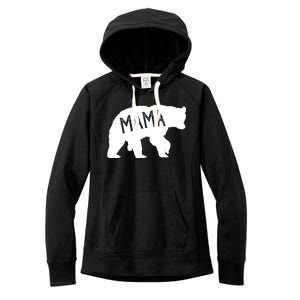 Retro Mama Bear Women's Fleece Hoodie