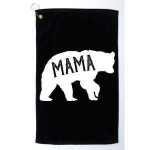 Retro Mama Bear Platinum Collection Golf Towel