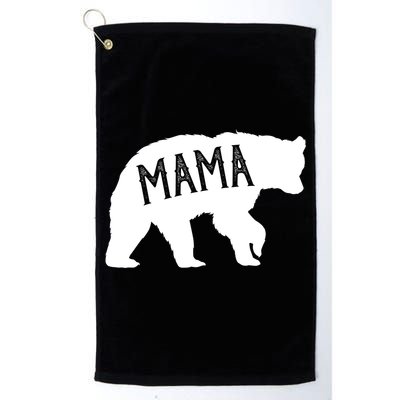 Retro Mama Bear Golf Towel