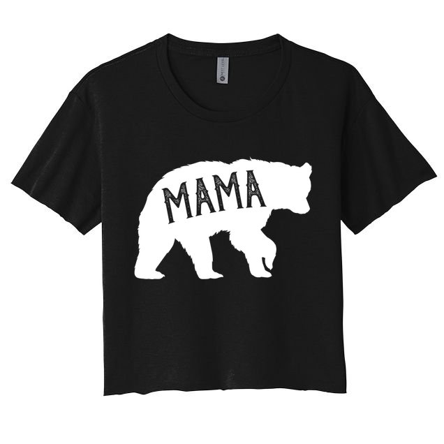Retro Mama Bear Crop Top