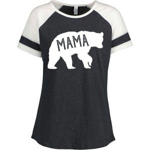 Retro Mama Bear Enza Ladies Jersey Colorblock Tee