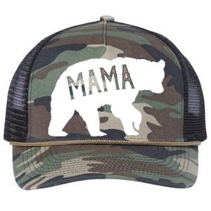 Retro Mama Bear Retro Rope Trucker Hat Cap