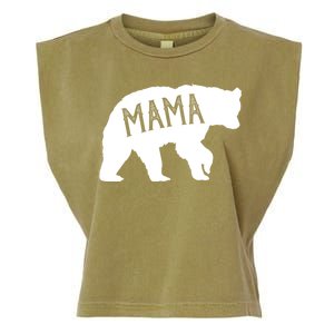 Retro Mama Bear Garment-Dyed Women's Muscle Tee