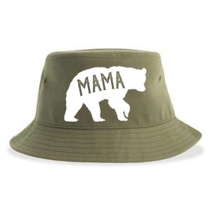 Retro Mama Bear Sustainable Bucket Hat