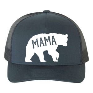 Retro Mama Bear Yupoong Adult 5-Panel Trucker Hat