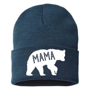 Retro Mama Bear Sustainable Knit Beanie