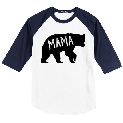 Retro Mama Bear Baseball Sleeve Shirt