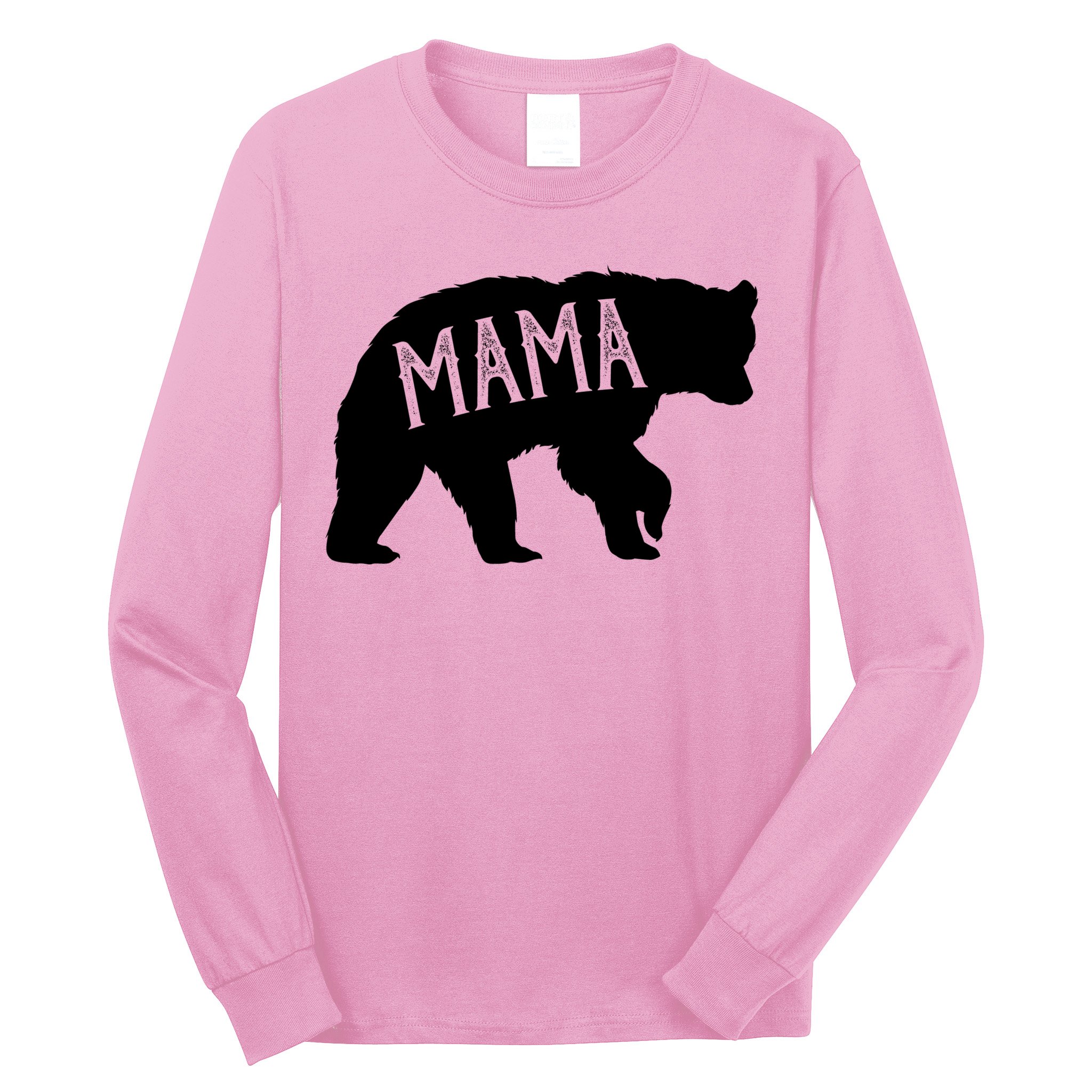 Retro Mama Bear Long Sleeve Shirt
