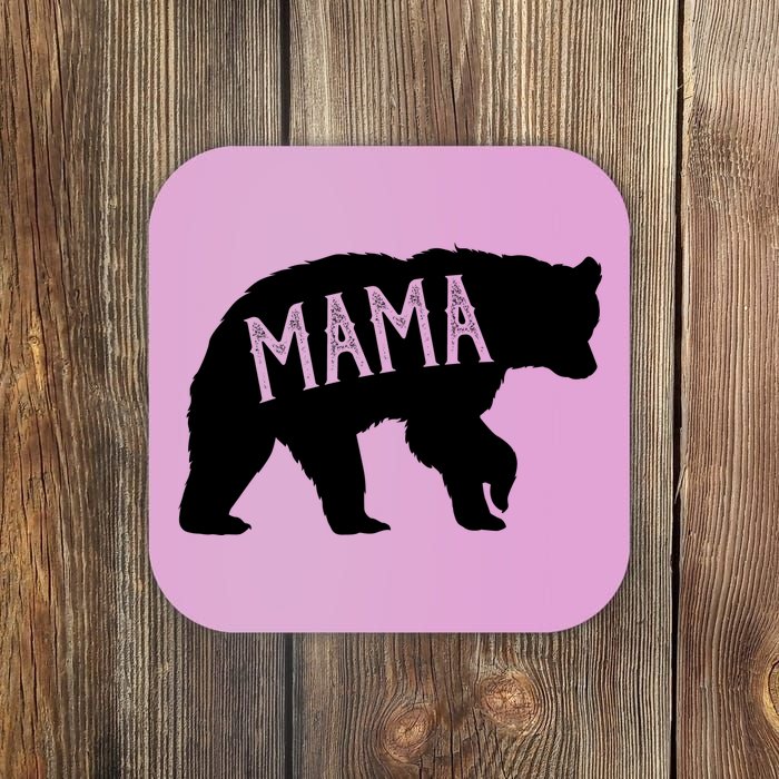 Retro Mama Bear Coaster