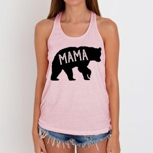 Retro Mama Bear Women's Knotted Racerback Tank