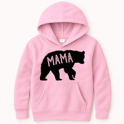 Retro Mama Bear Kids Hoodie