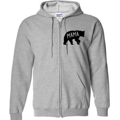 Retro Mama Bear Full Zip Hoodie