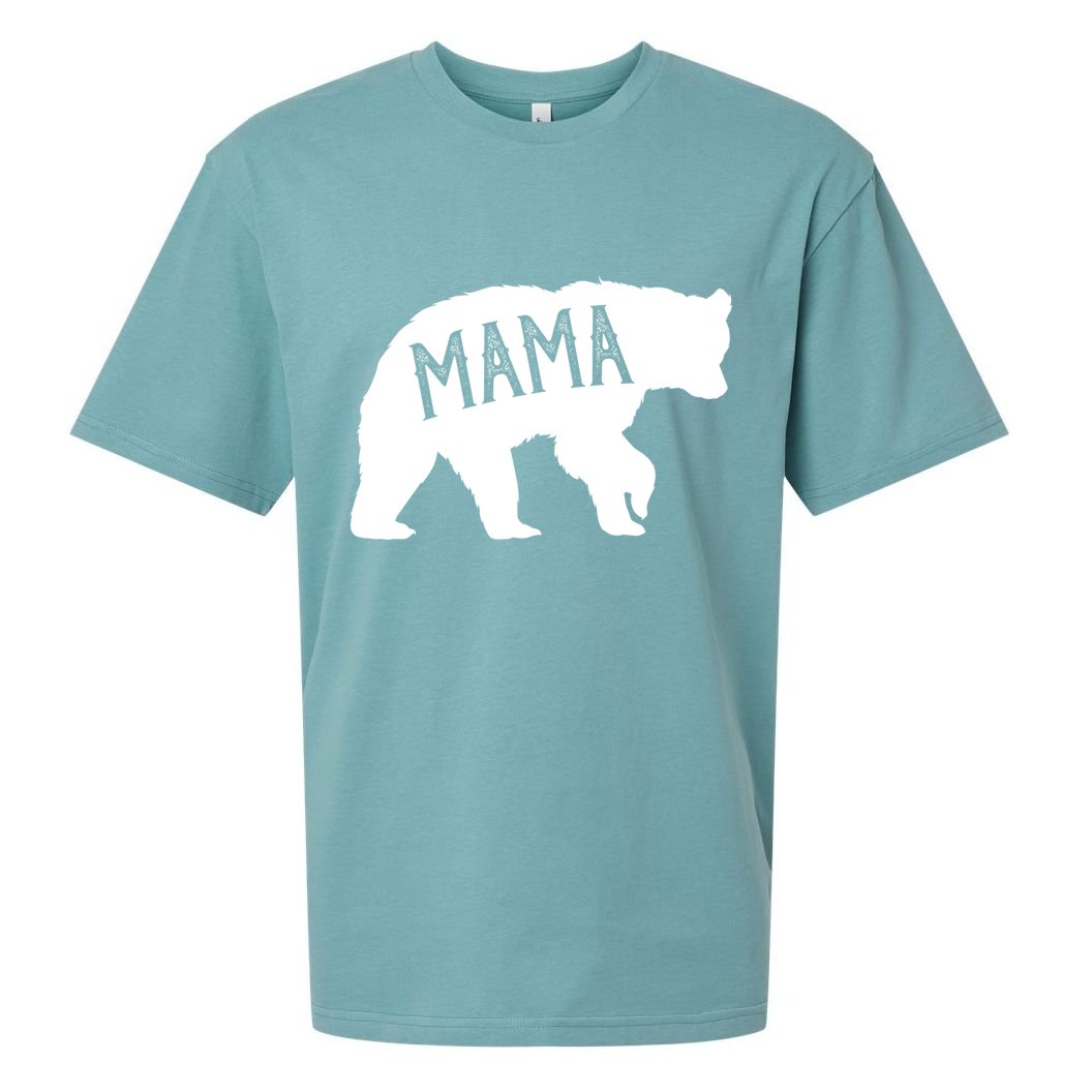Retro Mama Bear Sueded Cloud Jersey T-Shirt