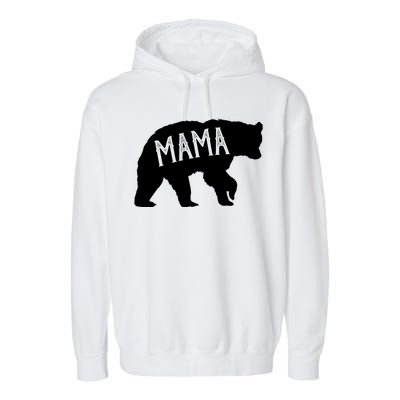 Retro Mama Bear Garment-Dyed Fleece Hoodie