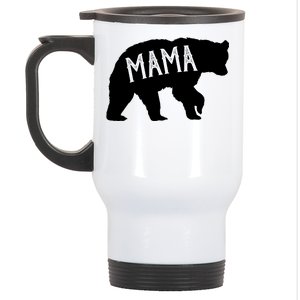 Retro Mama Bear Stainless Steel Travel Mug