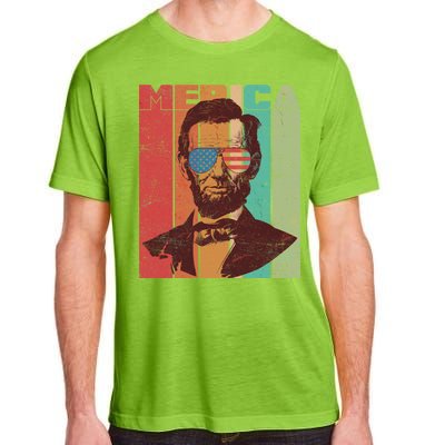 Retro Merica Lincoln Adult ChromaSoft Performance T-Shirt