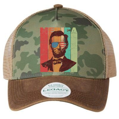 Retro Merica Lincoln Legacy Tie Dye Trucker Hat
