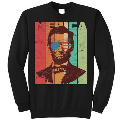 Retro Merica Lincoln Sweatshirt