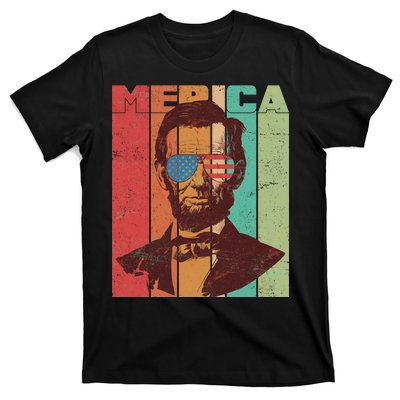 Retro Merica Lincoln T-Shirt