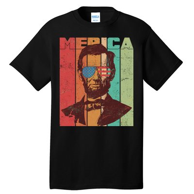 Retro Merica Lincoln Tall T-Shirt