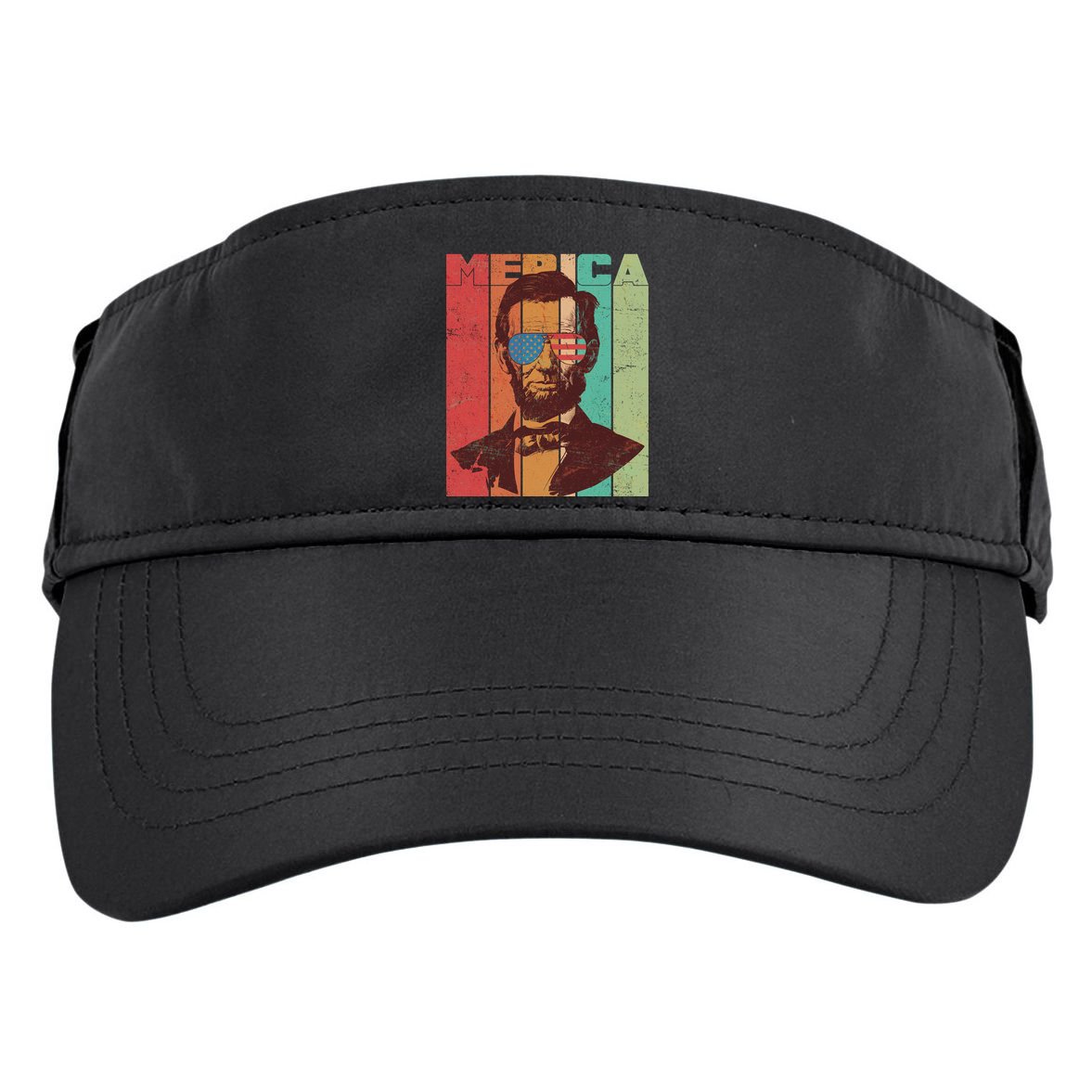 Retro Merica Lincoln Adult Drive Performance Visor