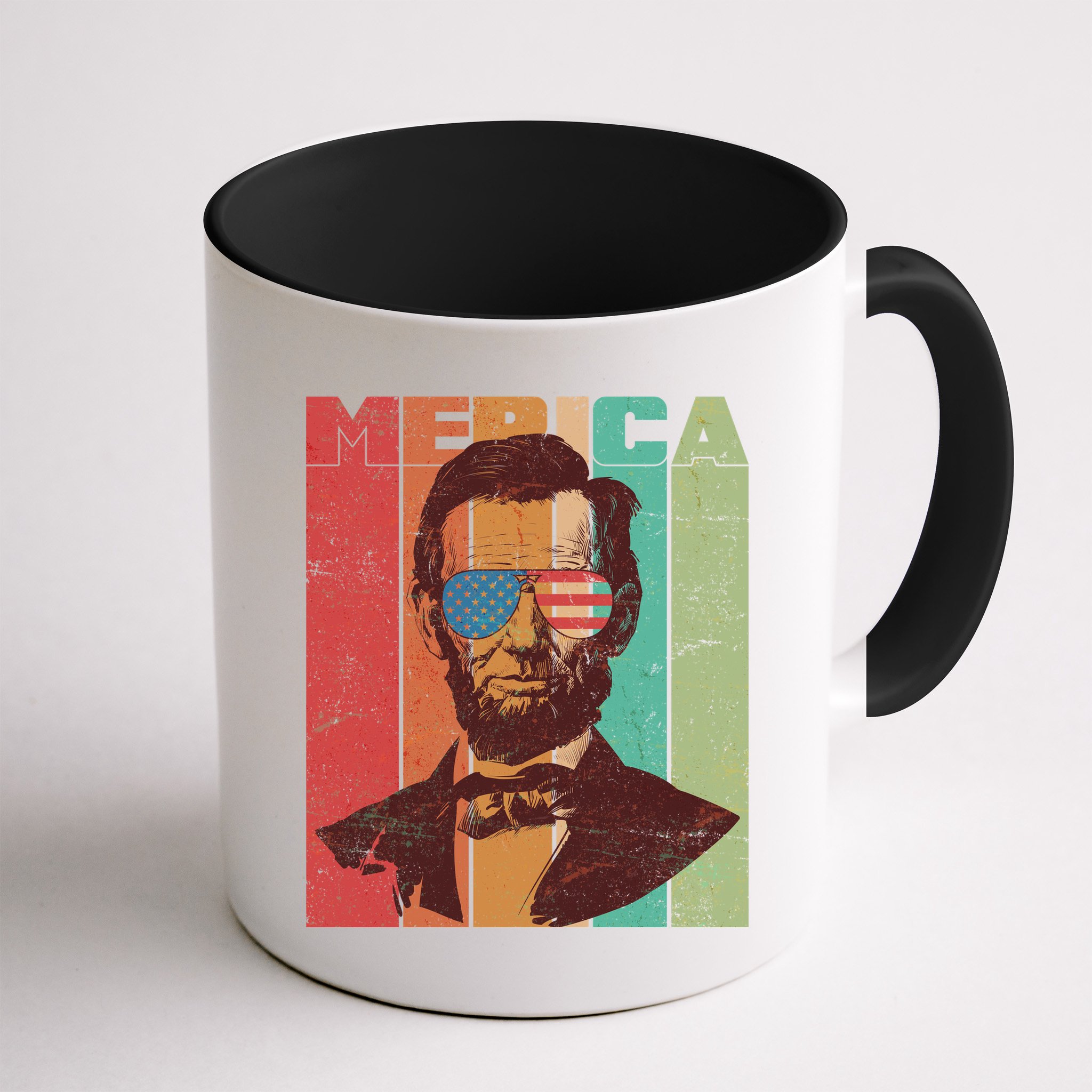 Retro Merica Lincoln Mug