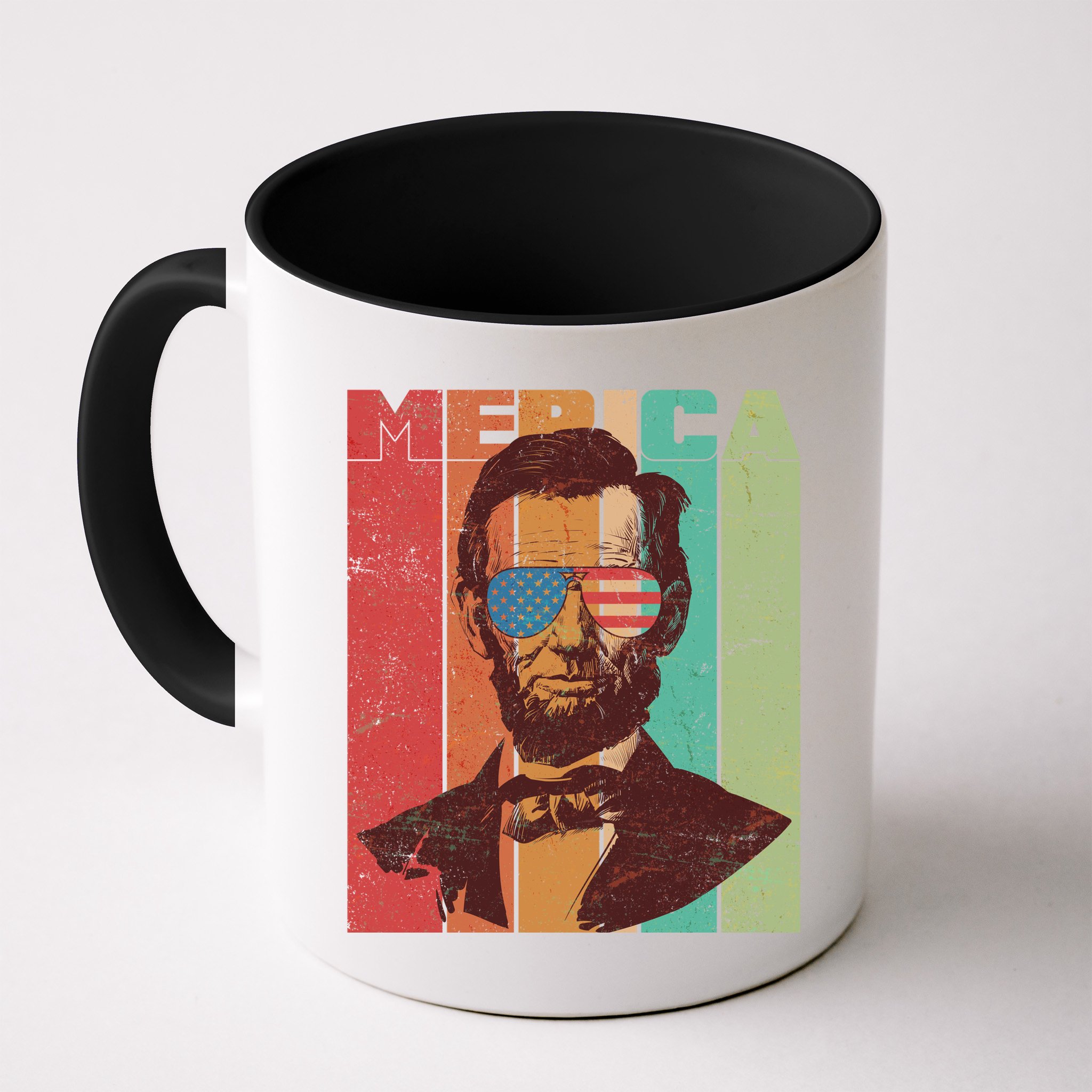 Retro Merica Lincoln Mug