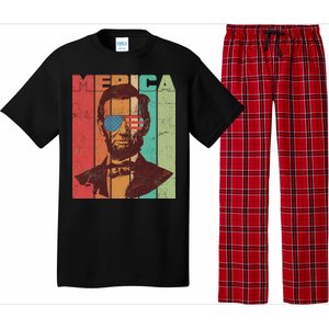 Retro Merica Lincoln Pajama Set