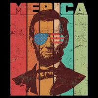 Retro Merica Lincoln 16 in Basic Backpack