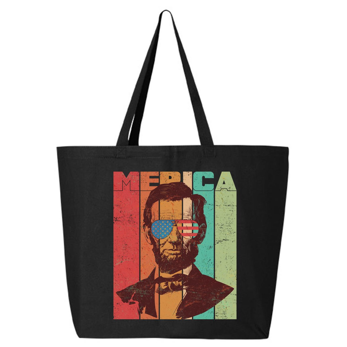 Retro Merica Lincoln 25L Jumbo Tote