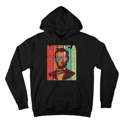 Retro Merica Lincoln Tall Hoodie