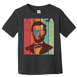 Retro Merica Lincoln Toddler T-Shirt