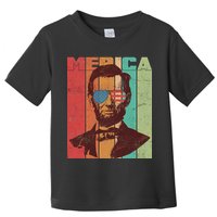 Retro Merica Lincoln Toddler T-Shirt