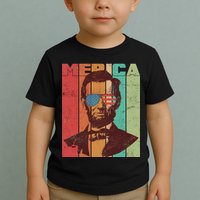 Retro Merica Lincoln Toddler T-Shirt