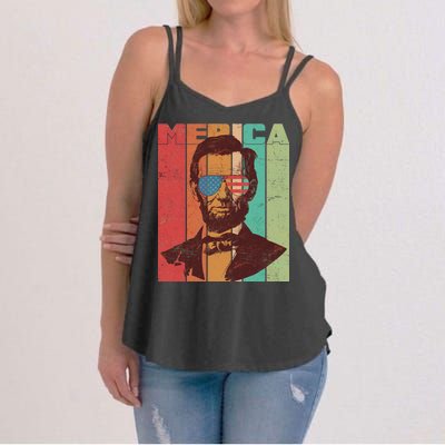 Retro Merica Lincoln Women's Strappy Tank