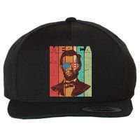 Retro Merica Lincoln Wool Snapback Cap