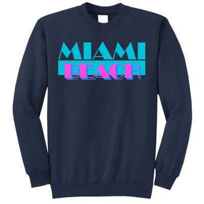 Retro Miami Beach Logo Sweatshirt