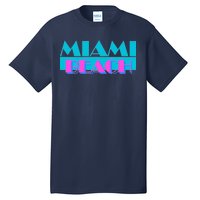 Retro Miami Beach Logo Tall T-Shirt