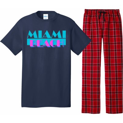 Retro Miami Beach Logo Pajama Set