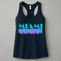 Retro Miami Beach Logo Womens Tank Top