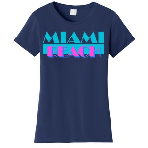 Retro Miami Beach Logo Women's T-Shirt