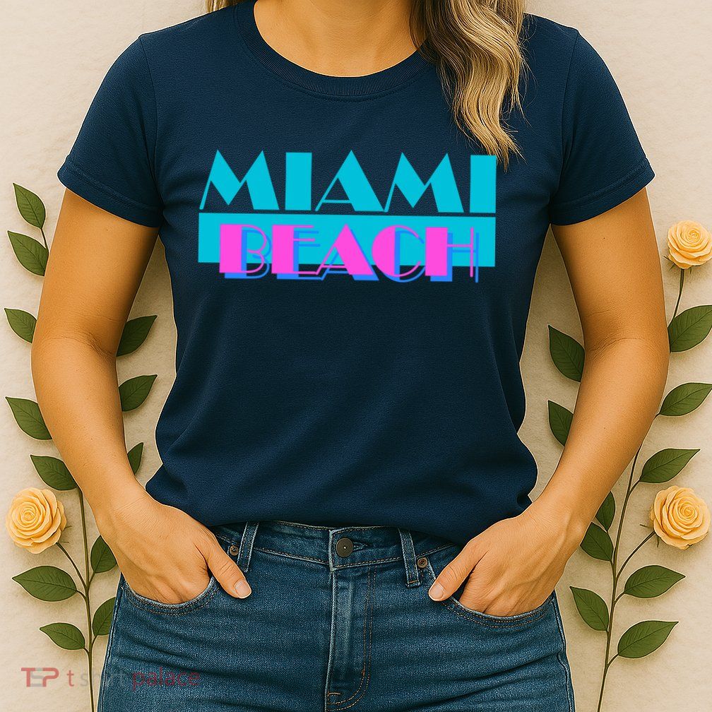 Retro Miami Beach Logo Women's T-Shirt
