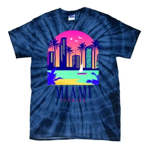 Retro Miami Florida Tie-Dye T-Shirt