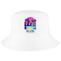 Retro Miami Florida Cool Comfort Performance Bucket Hat