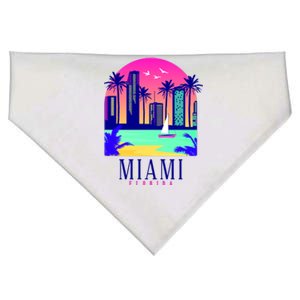 Retro Miami Florida USA-Made Doggie Bandana