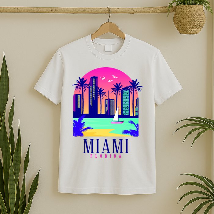 Retro Miami Florida T-Shirt